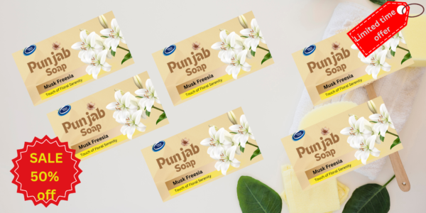 Musk Freesia Soap 6 bars